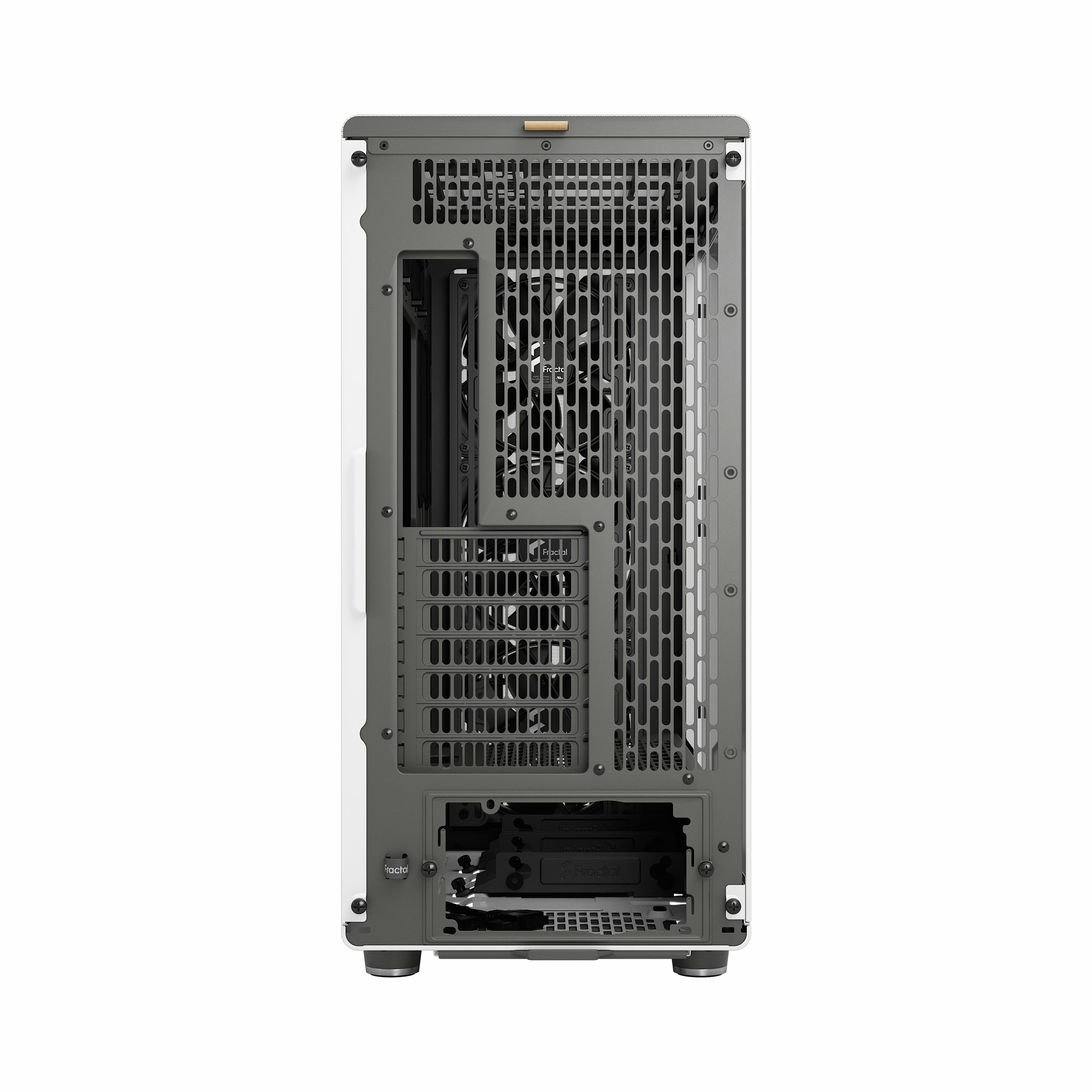 Fractal Design - Torre E-ATX Fractal North XL Chalk White TG Clear