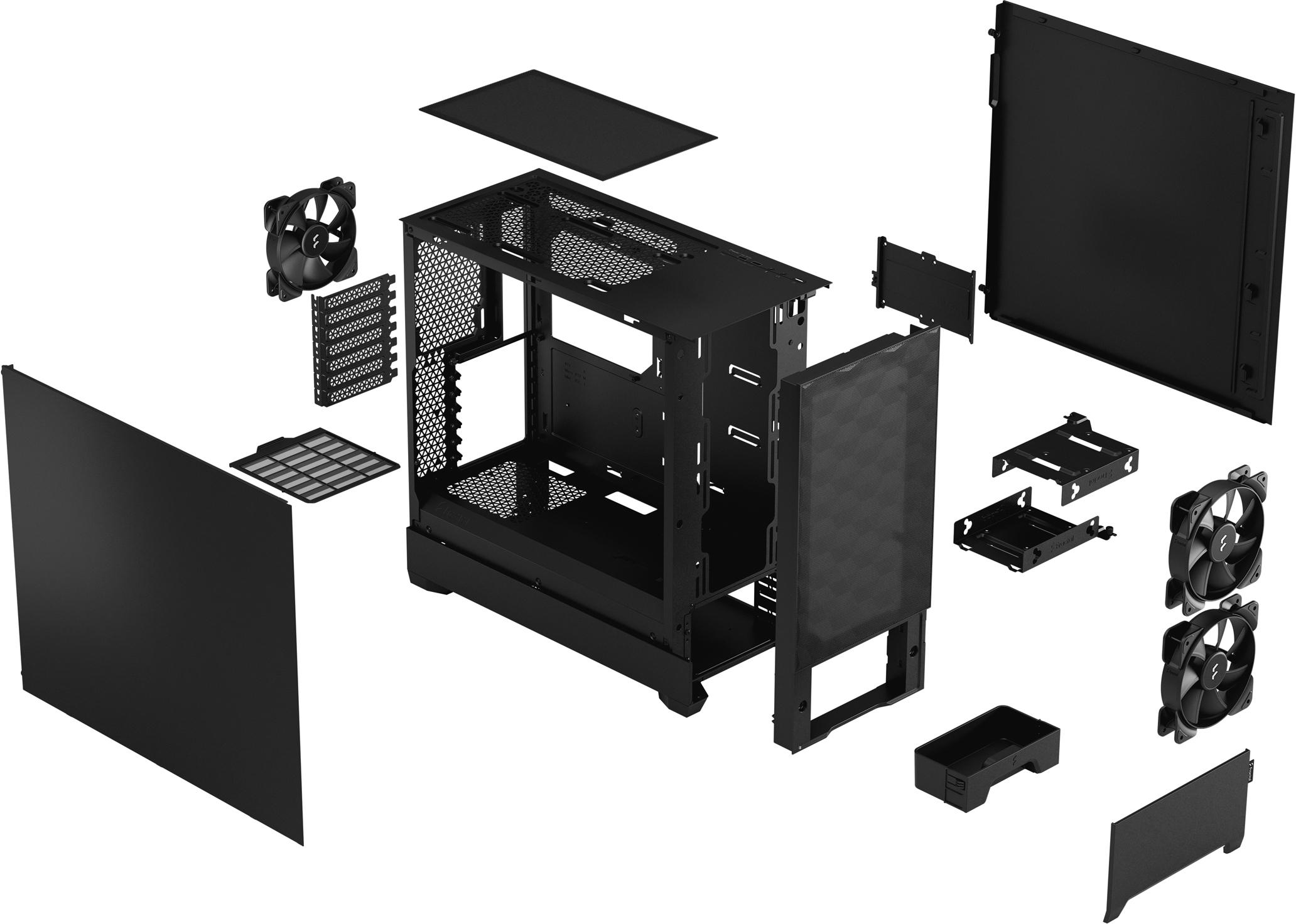 Fractal Design - Torre ATX Fractal Design Pop Air Black Solid