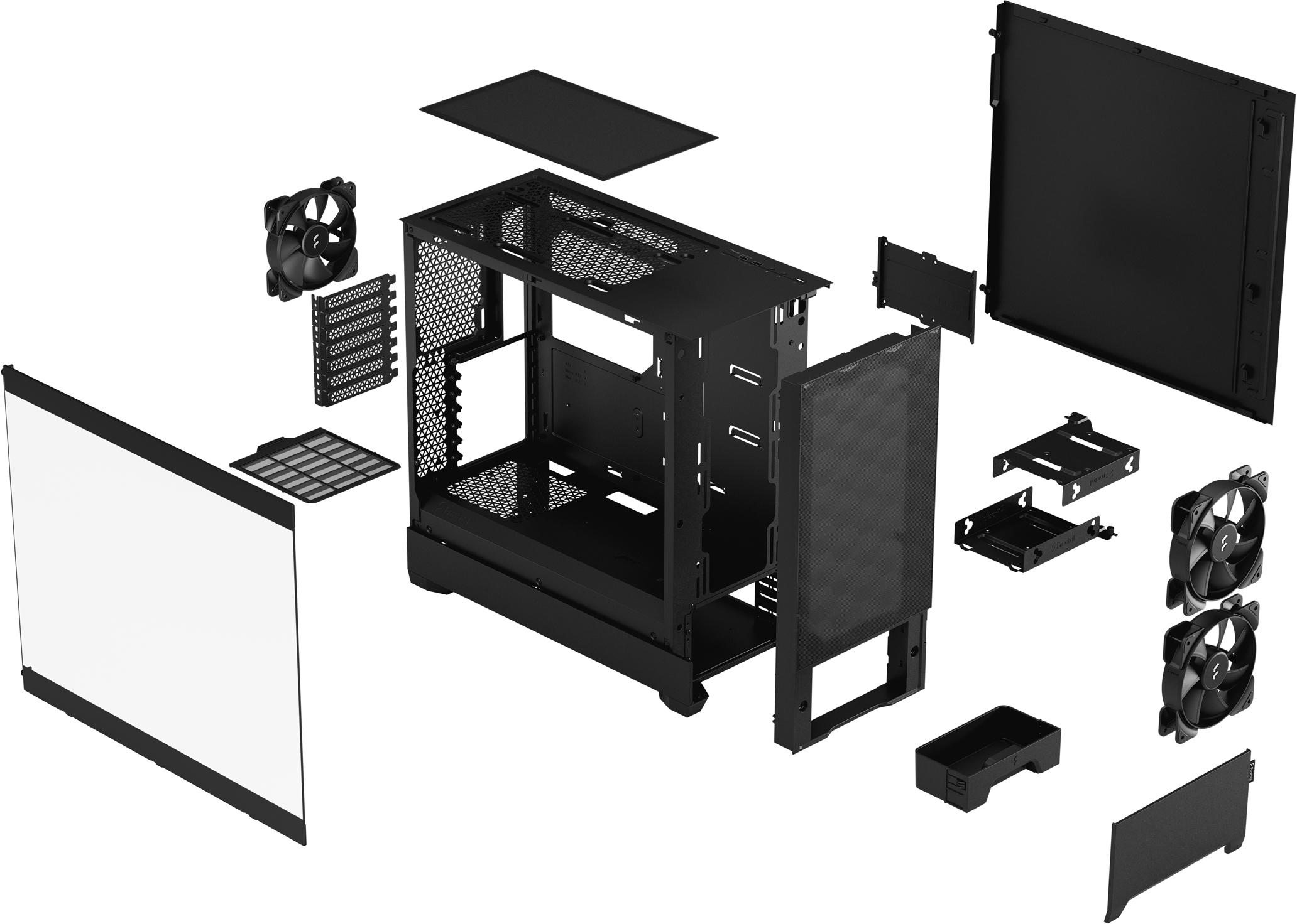 Fractal Design - Torre ATX Fractal Design Pop Air Black TG Clear Tint