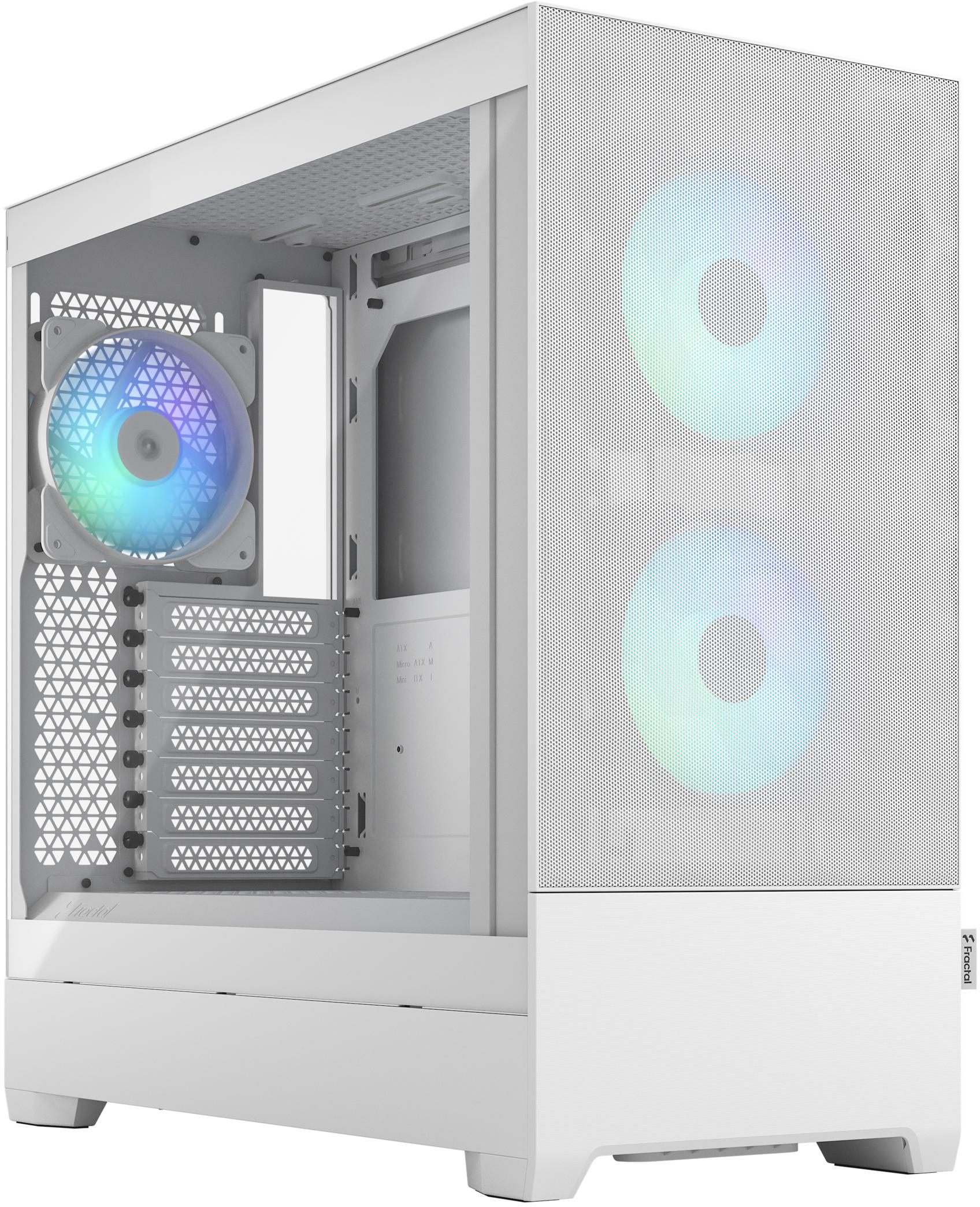 Torre ATX Fractal Design Pop Air RGB White TG Clear Tint