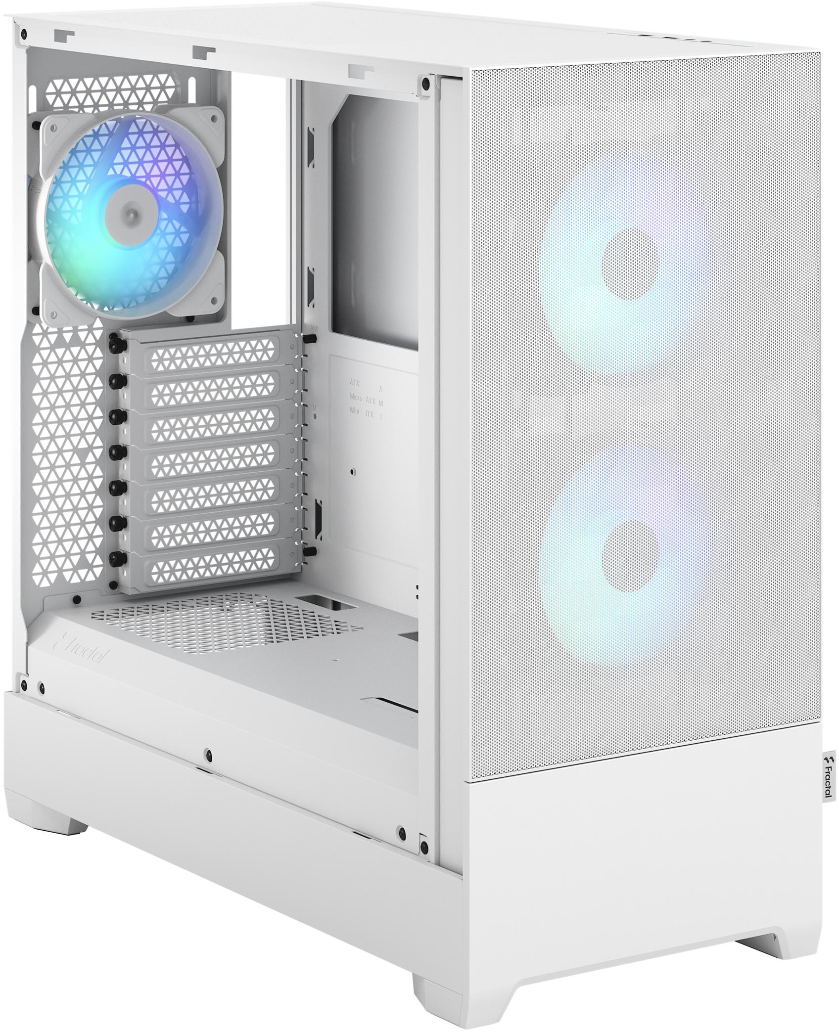 Fractal Design - Torre ATX Fractal Design Pop Air RGB White TG Clear Tint