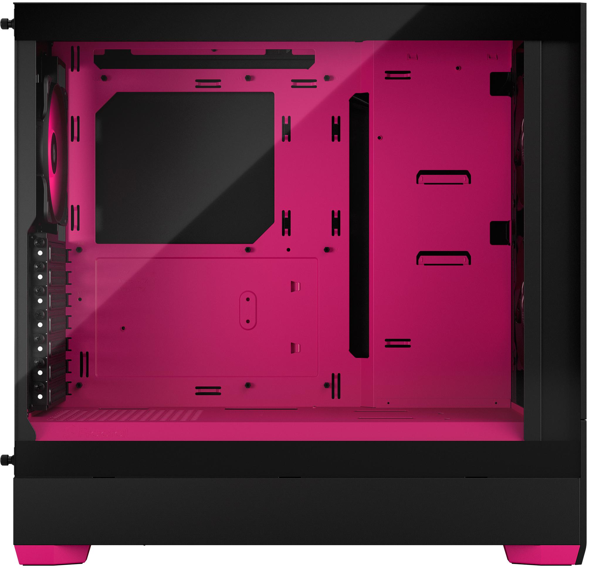 Fractal Design - Torre ATX Fractal Design Pop Air RGB Magenta Core TG Clear Tint