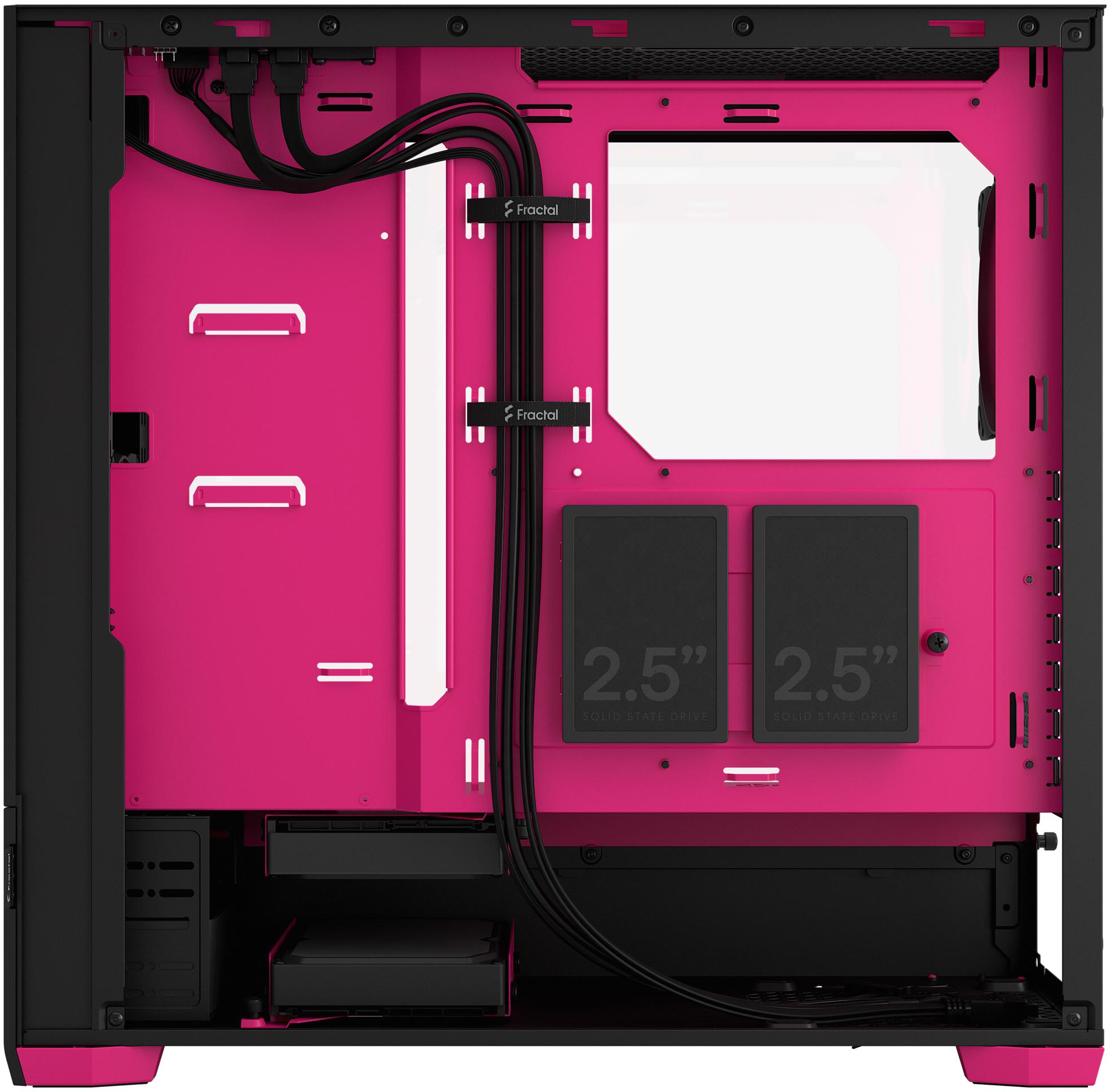 Fractal Design - Torre ATX Fractal Design Pop Air RGB Magenta Core TG Clear Tint