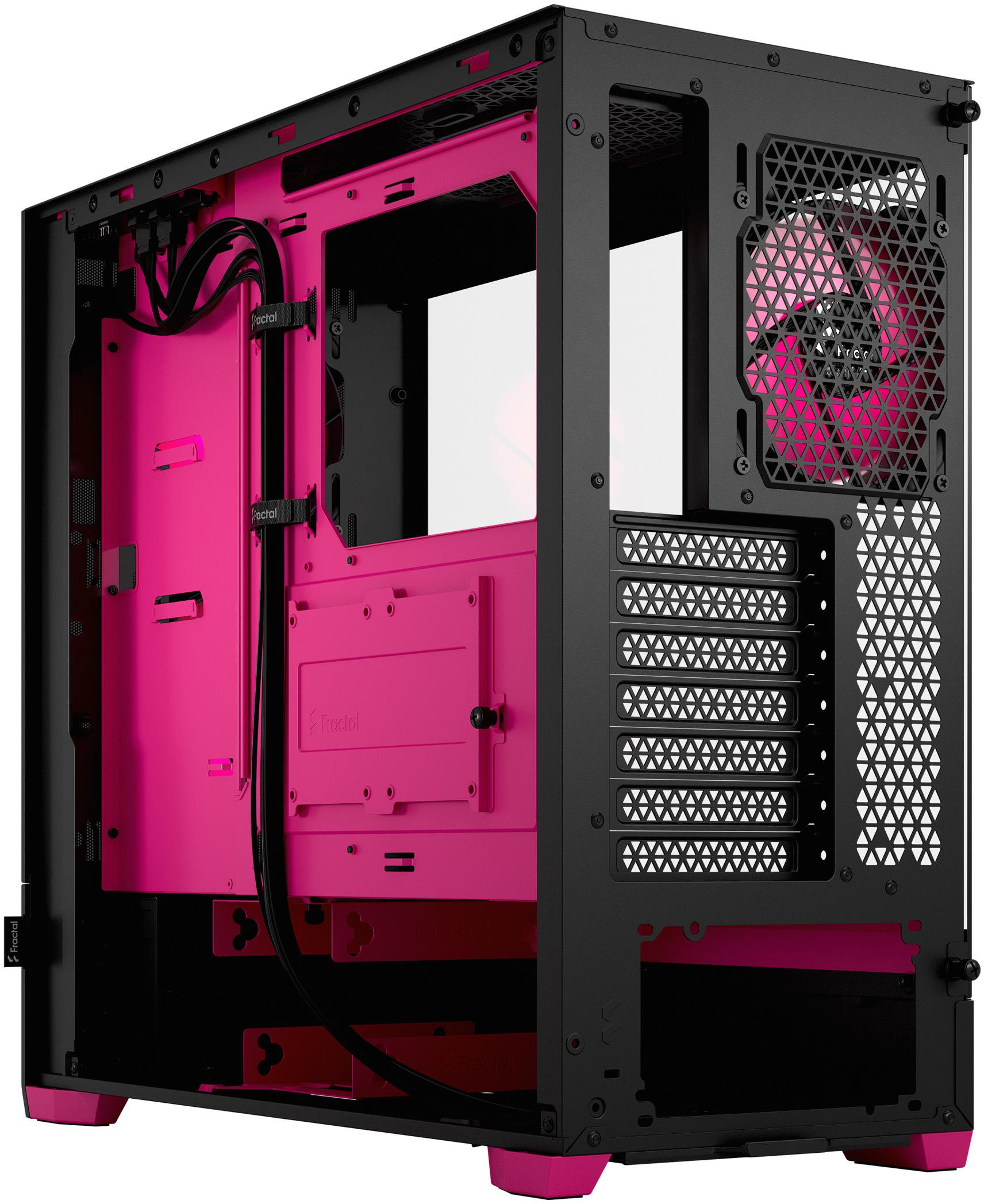 Fractal Design - Torre ATX Fractal Design Pop Air RGB Magenta Core TG Clear Tint