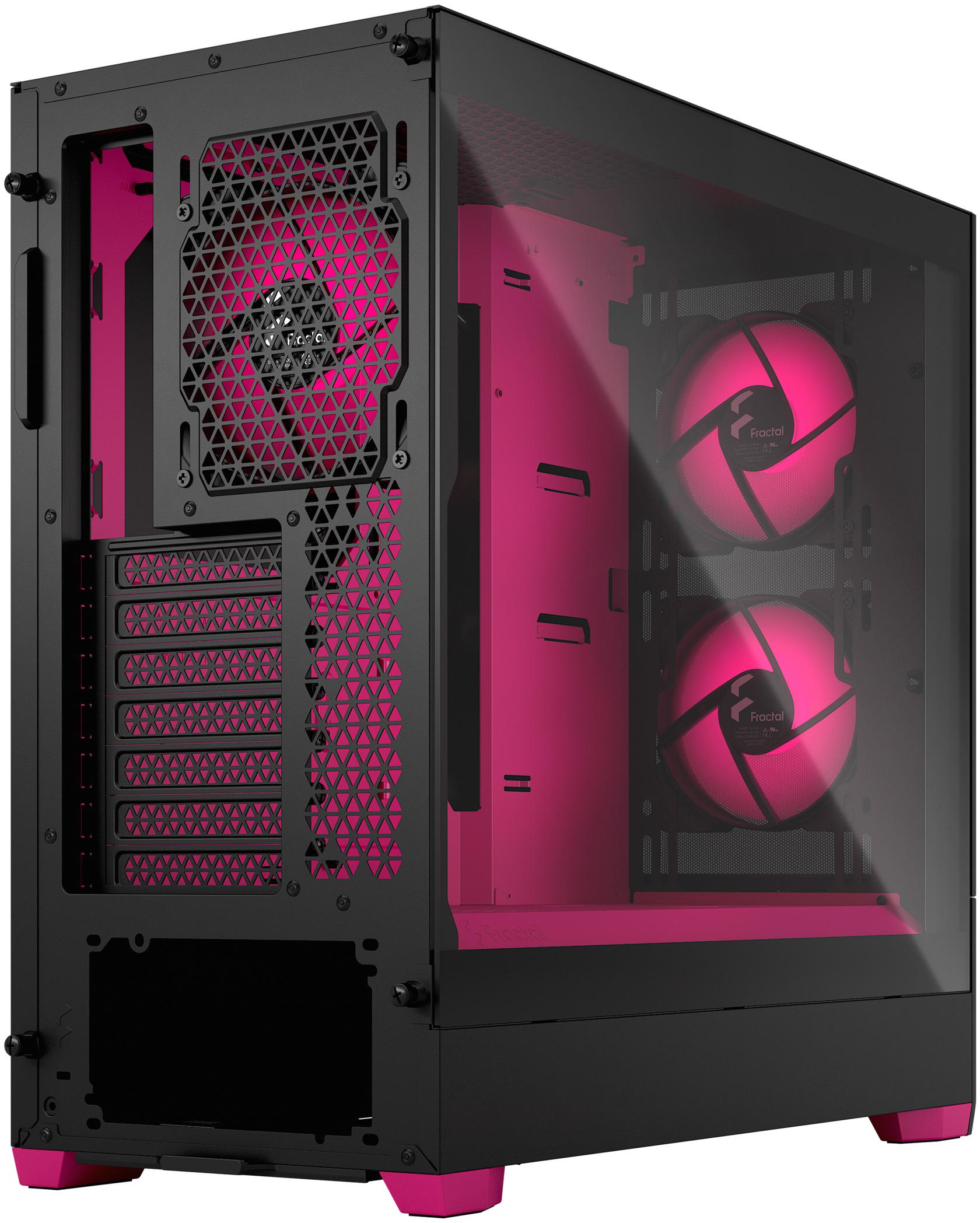 Fractal Design - Torre ATX Fractal Design Pop Air RGB Magenta Core TG Clear Tint