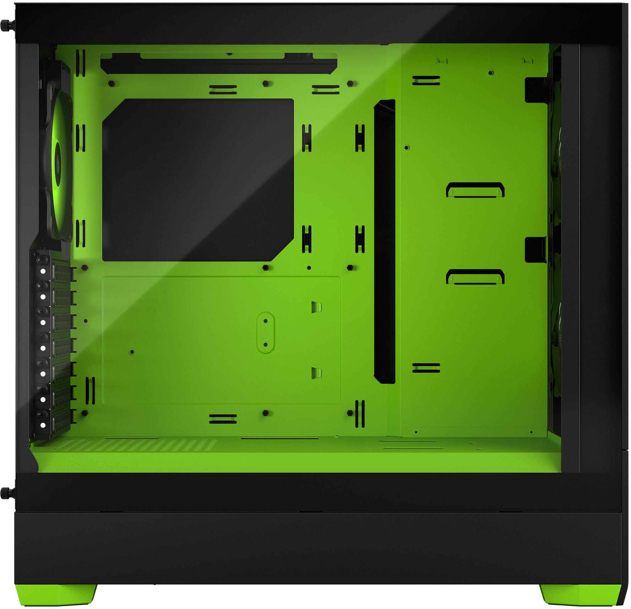 Fractal Design - Torre ATX Fractal Design Pop Air RGB Green Core TG Clear Tint