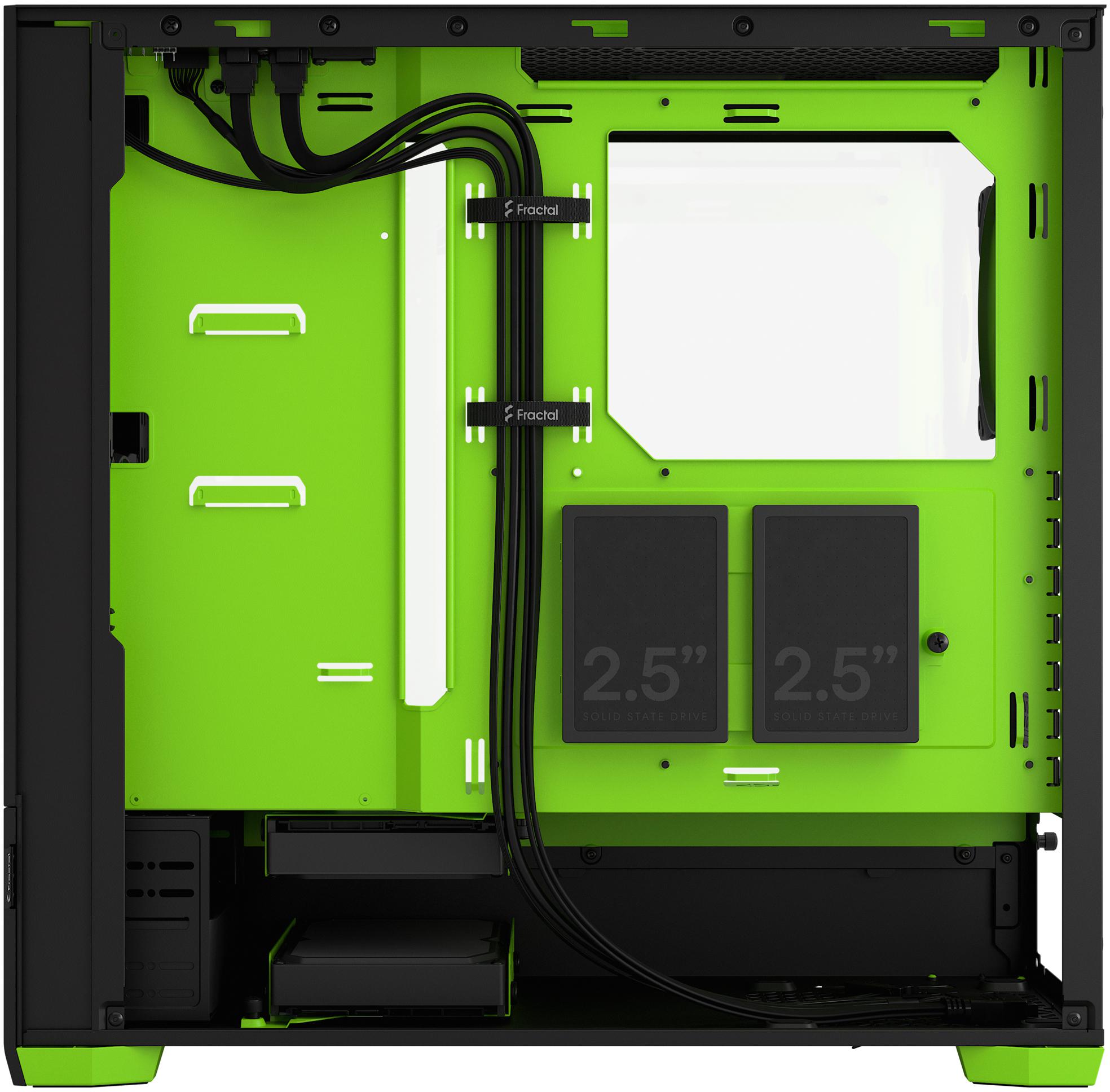 Fractal Design - Torre ATX Fractal Design Pop Air RGB Green Core TG Clear Tint