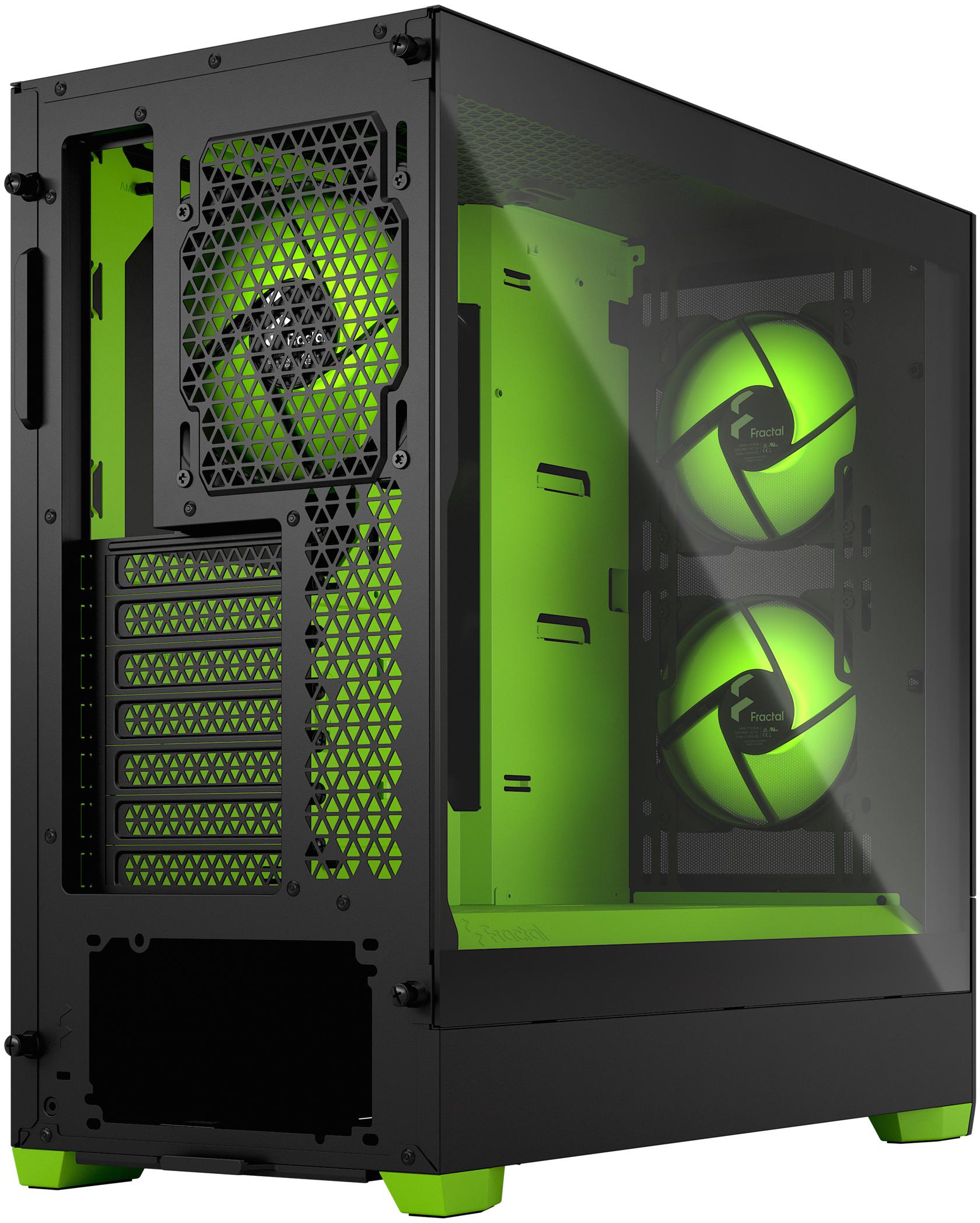 Fractal Design - Torre ATX Fractal Design Pop Air RGB Green Core TG Clear Tint