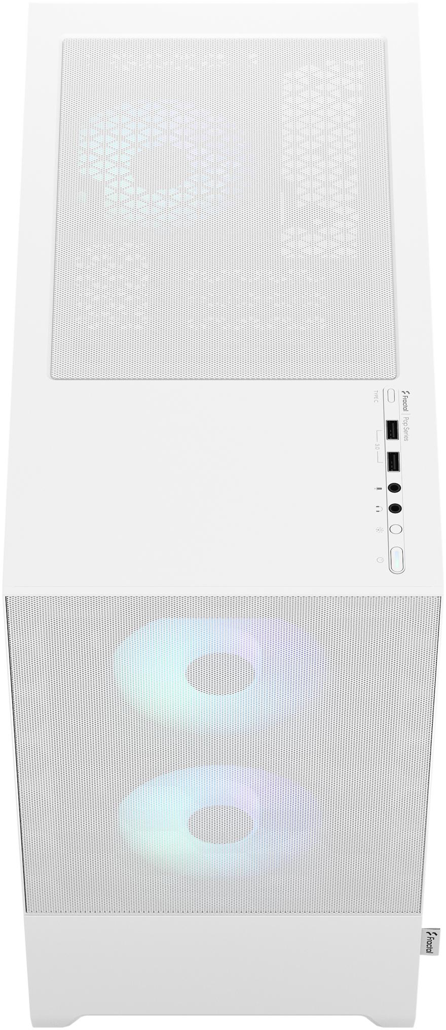 Fractal Design - Torre Micro-ATX Fractal Design Pop Mini Air RGB White TG Clear Tint