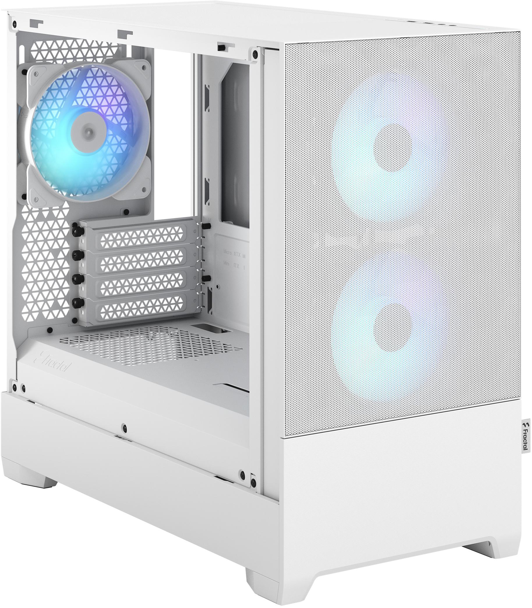 Fractal Design - Torre Micro-ATX Fractal Design Pop Mini Air RGB White TG Clear Tint