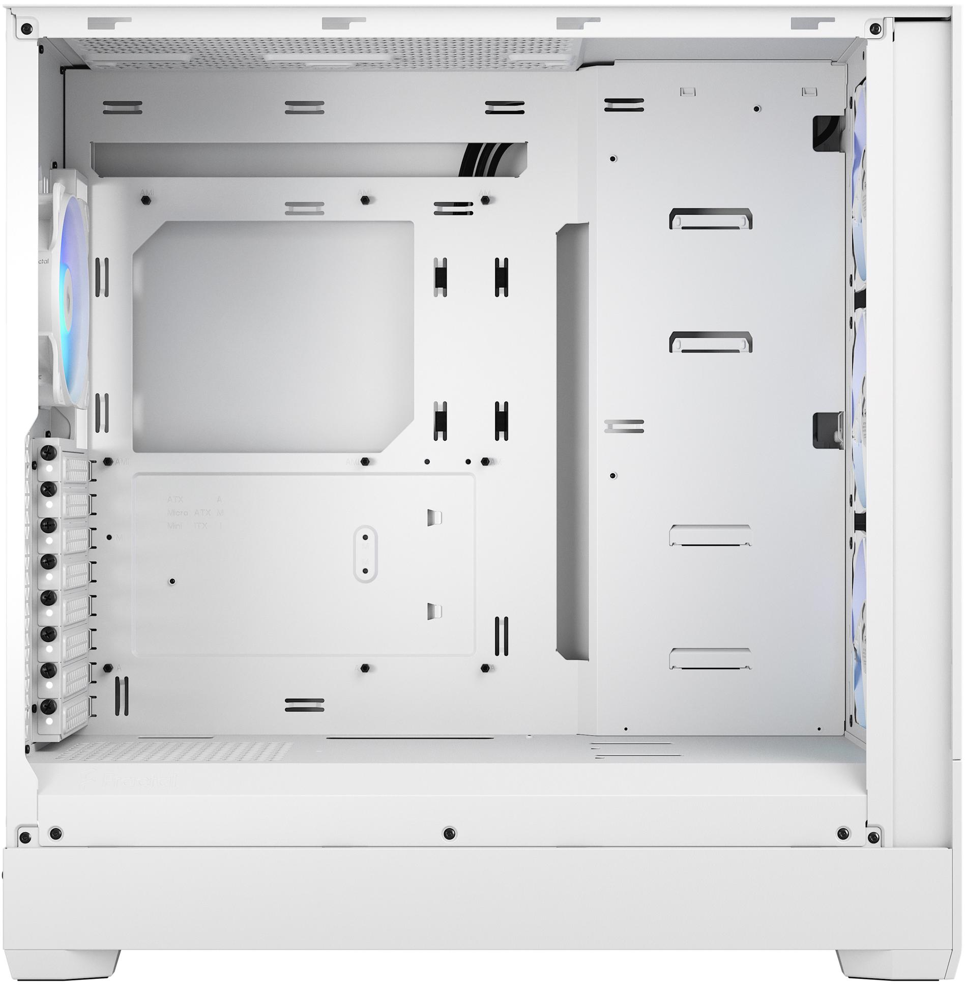 Fractal Design - Torre E-ATX Fractal Design Pop XL Air RGB White TG Clear Tint