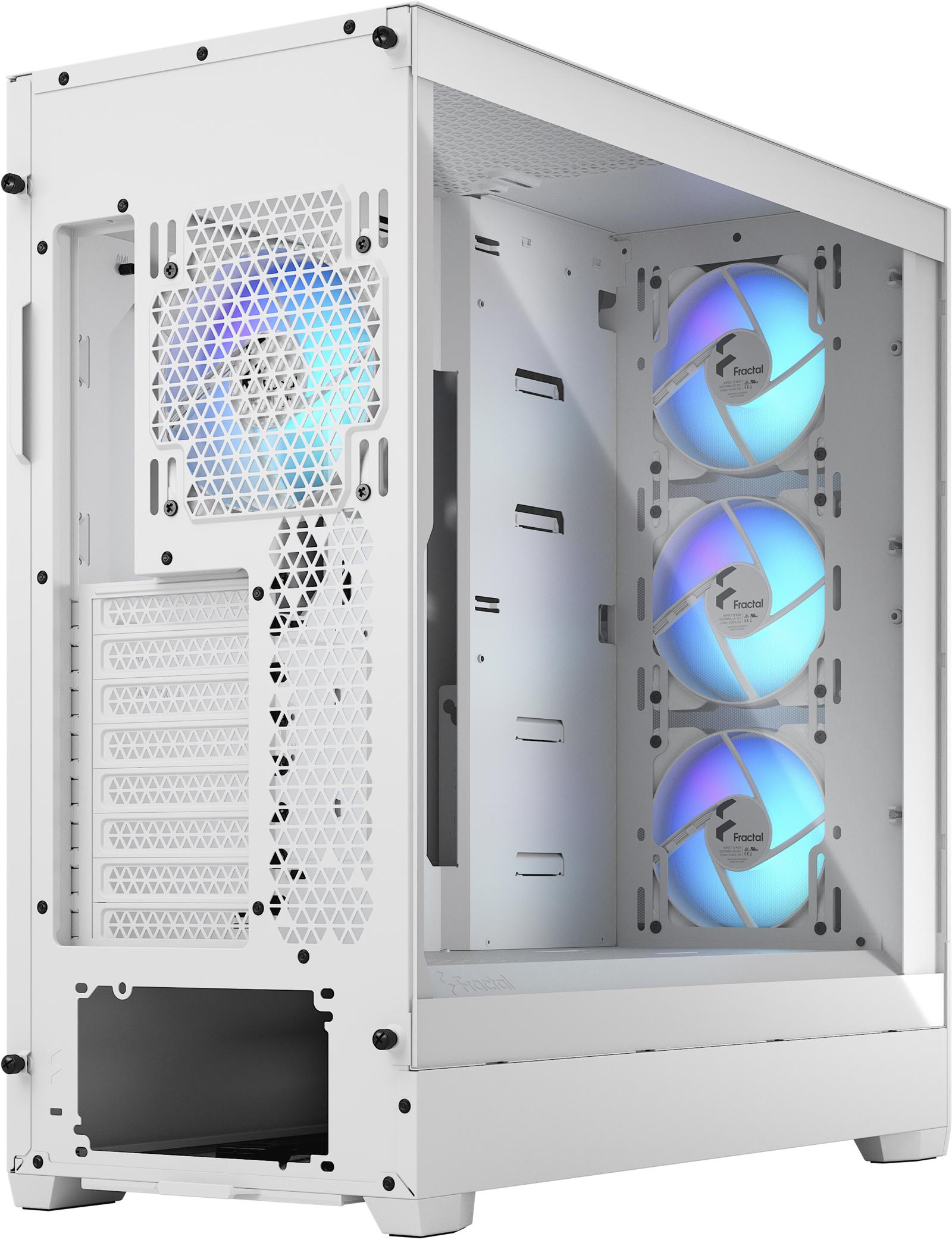 Fractal Design - Torre E-ATX Fractal Design Pop XL Air RGB White TG Clear Tint