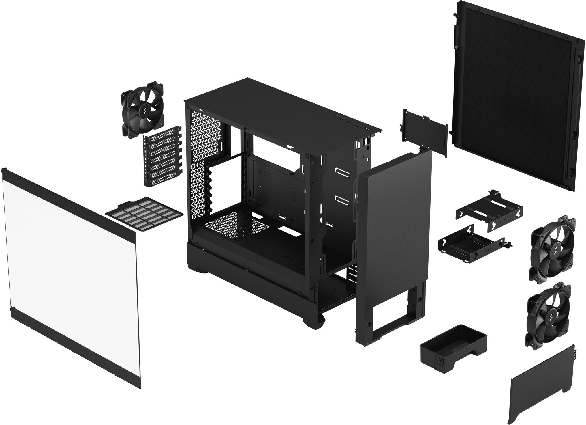 Fractal Design - Torre ATX Fractal Design Pop Silent Black TG Clear Tint