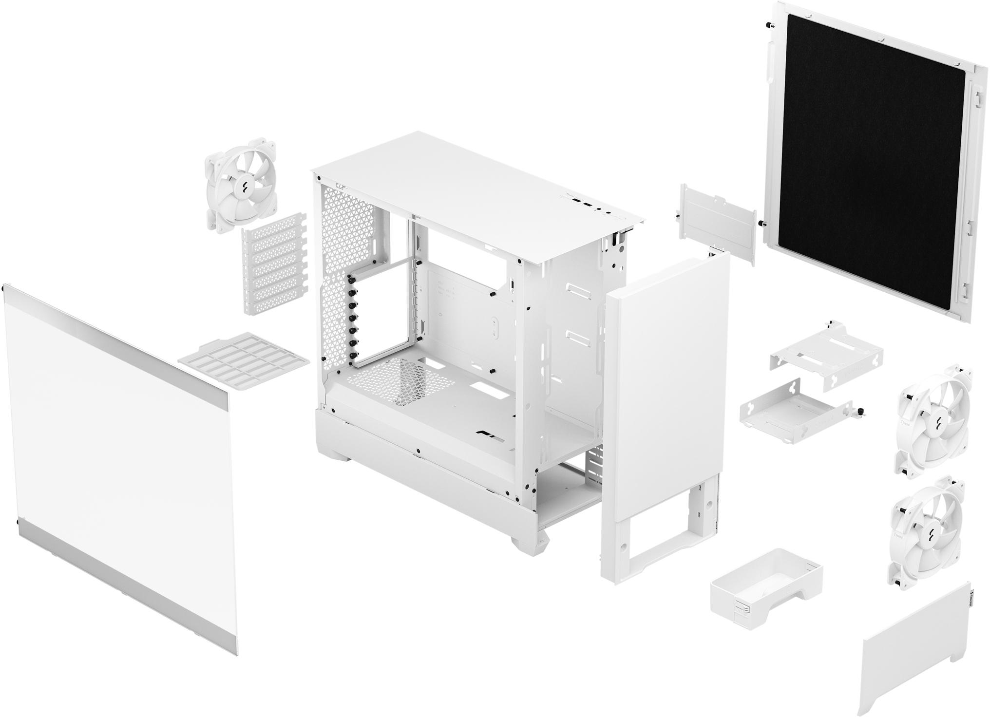 Fractal Design - Torre ATX Fractal Design Pop Silent White TG Clear Tint