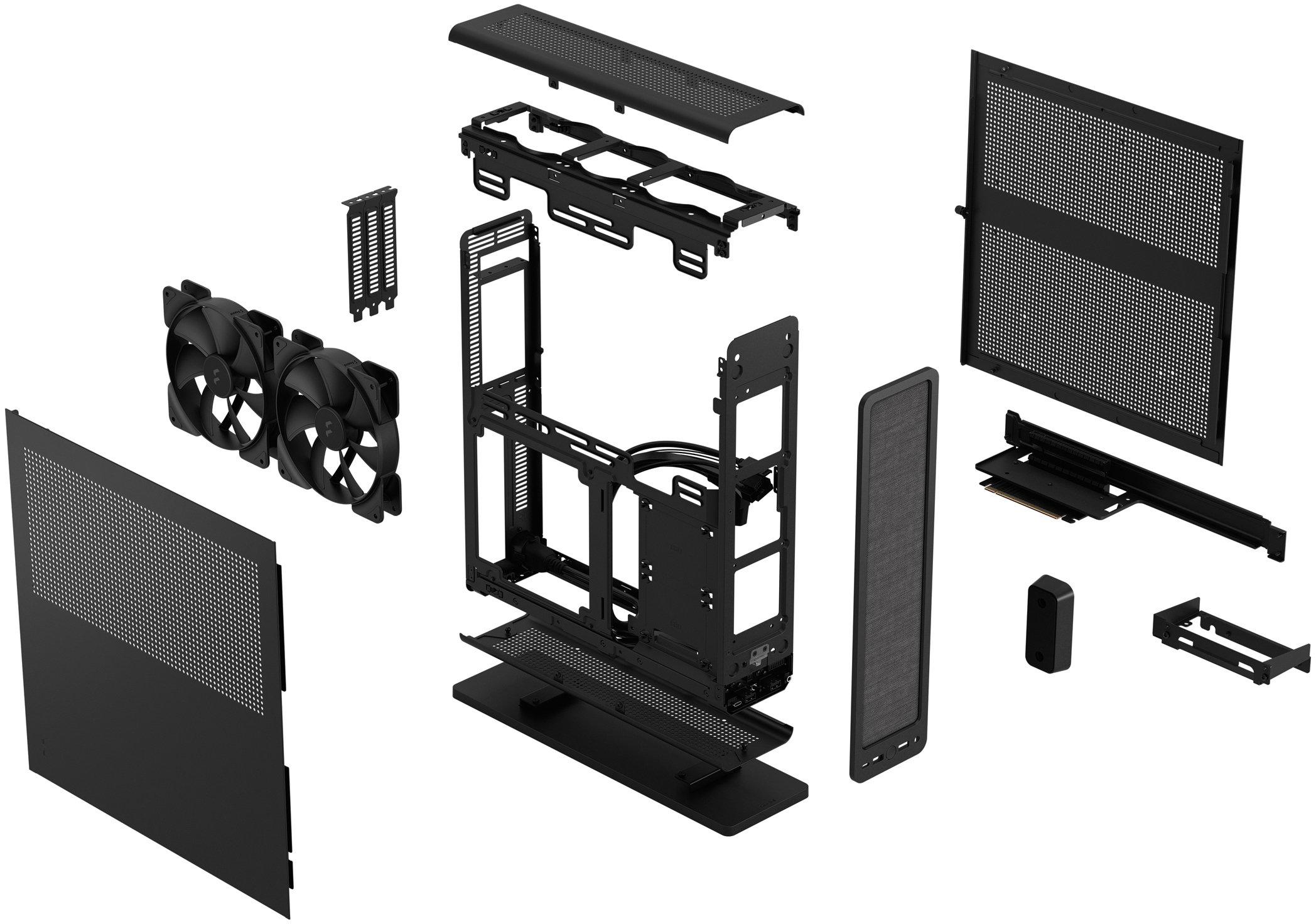 Fractal Design - Torre Mini-ITX Fractal Design Ridge Black PCIe 4.0