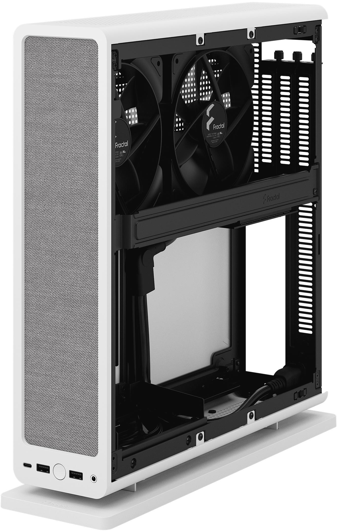 Fractal Design - Torre Mini-ITX Fractal Design Ridge White PCIe 4.0