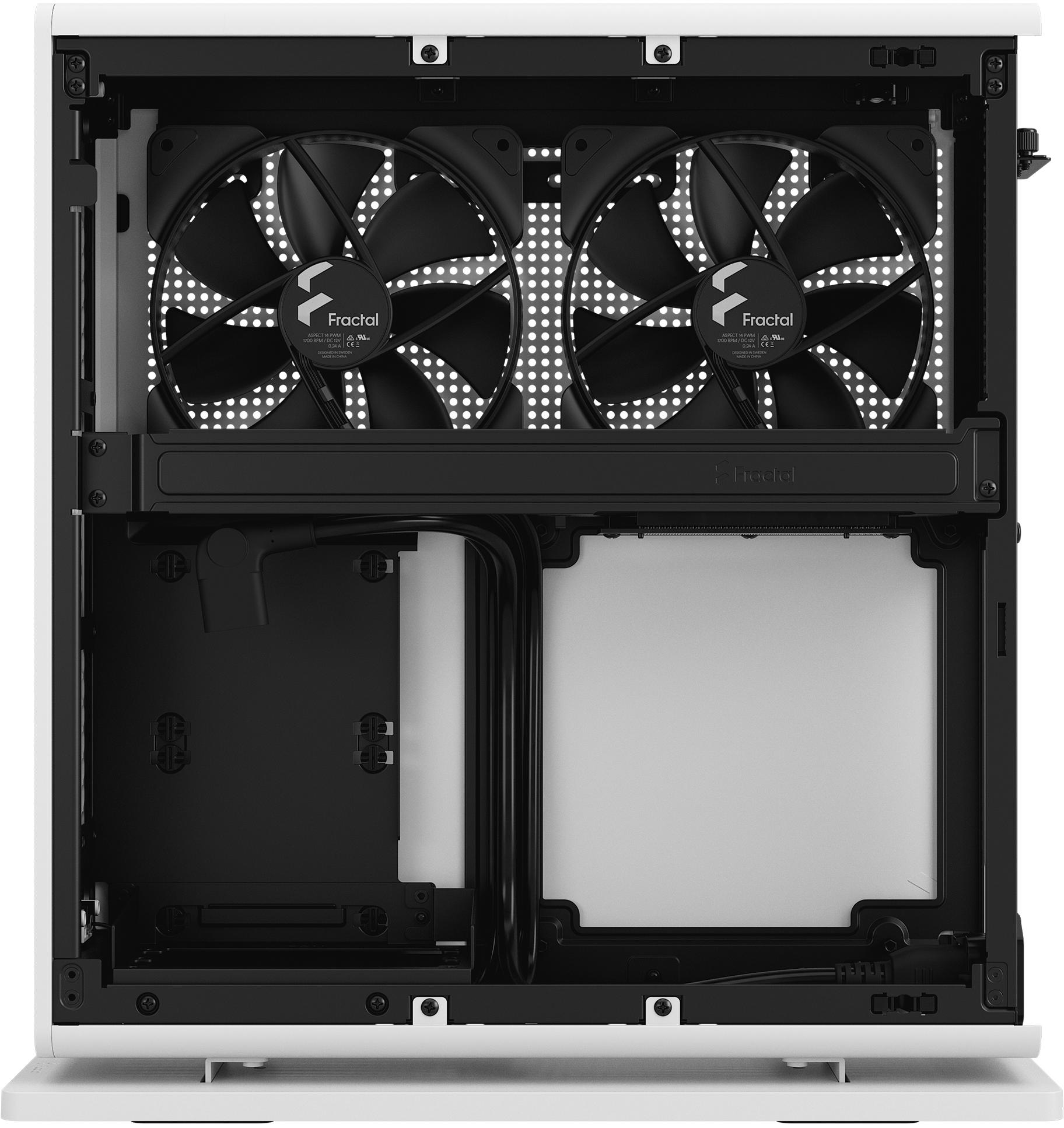 Fractal Design - Torre Mini-ITX Fractal Design Ridge White PCIe 4.0