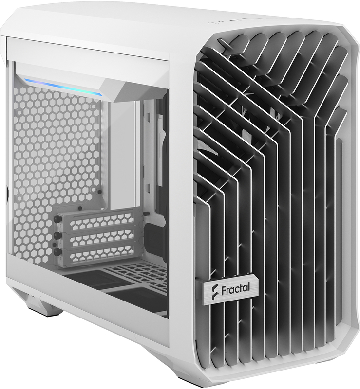 Fractal Design - Torre Mini-ITX Fractal Design Torrent Nano Blanco Templado Clear Tint