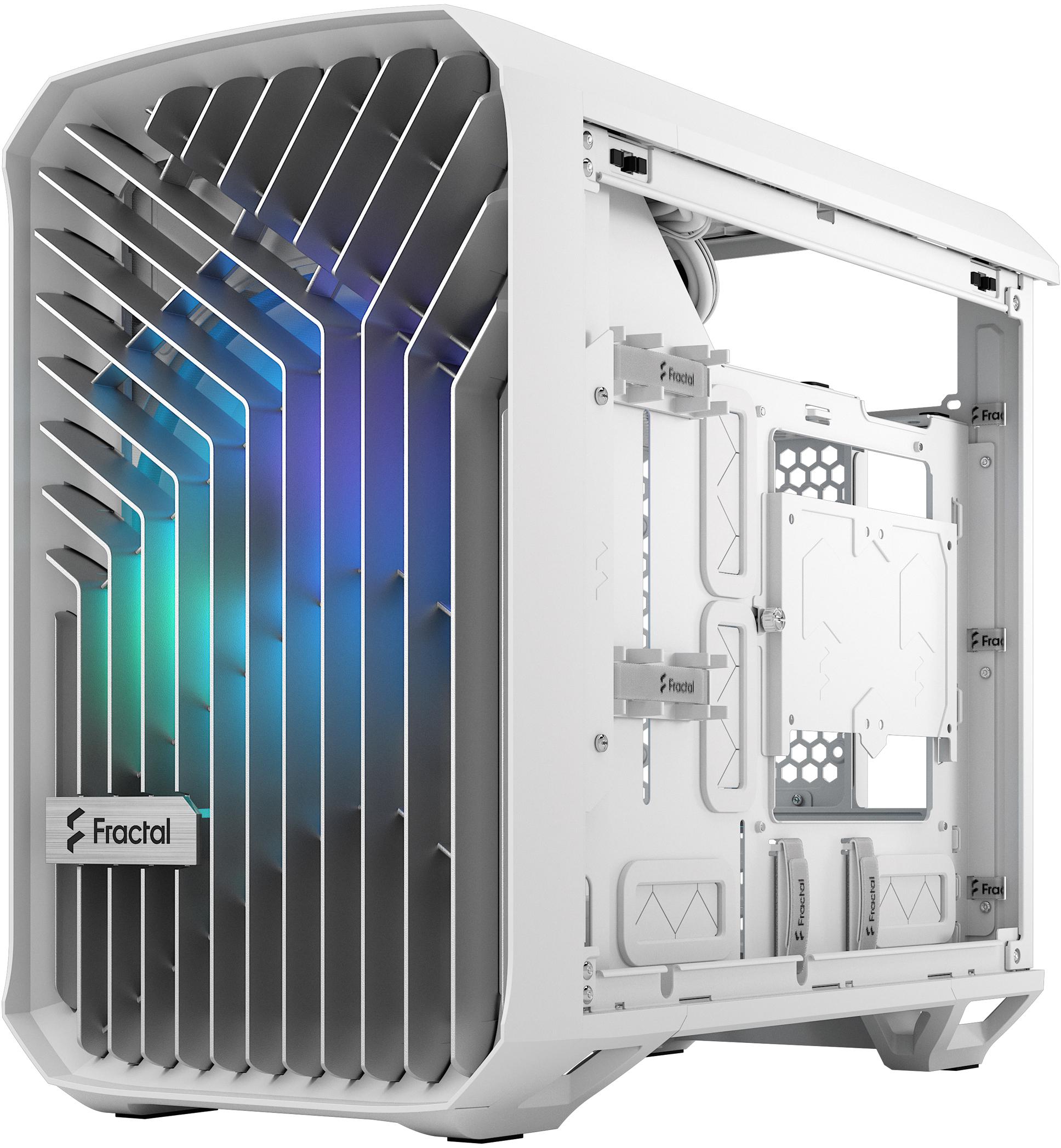 Fractal Design - Torre Mini-ITX Fractal Design Torrent Nano RGB White TG Clear Tint