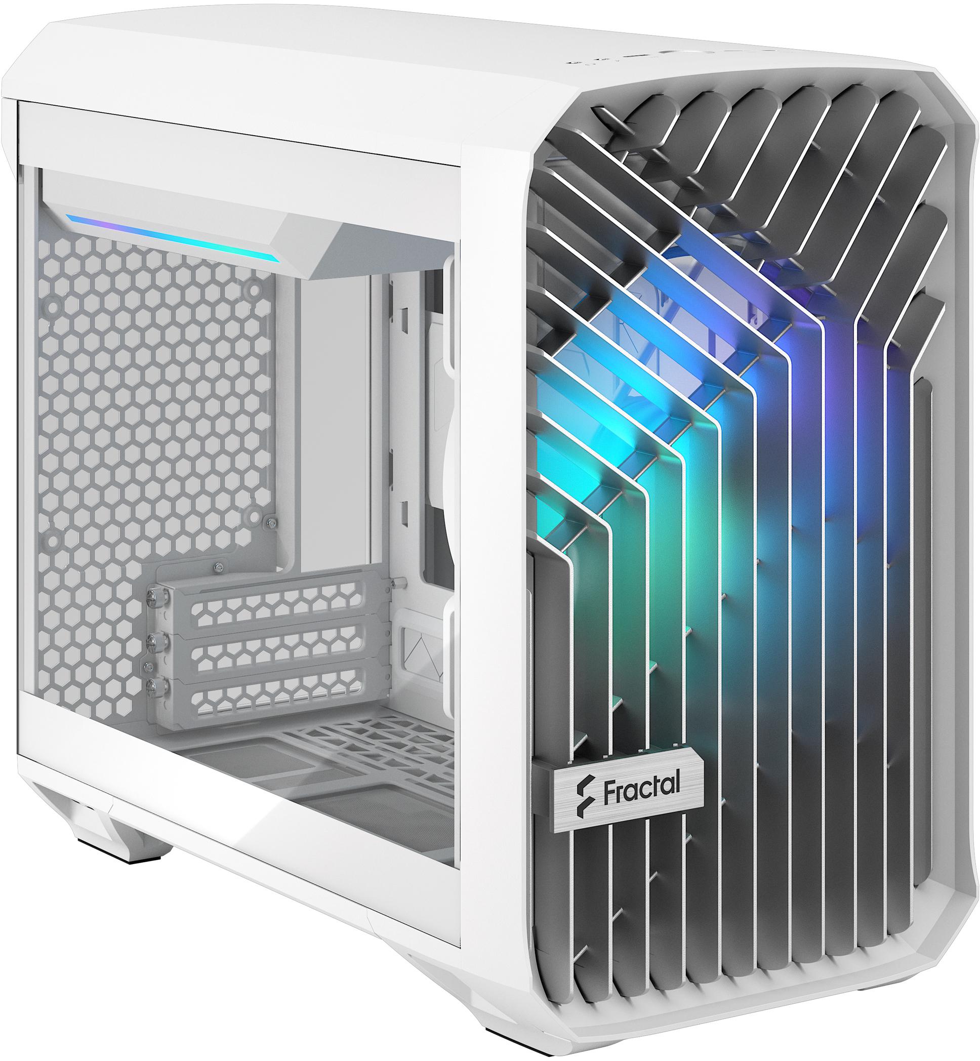 Fractal Design - Torre Mini-ITX Fractal Design Torrent Nano RGB White TG Clear Tint