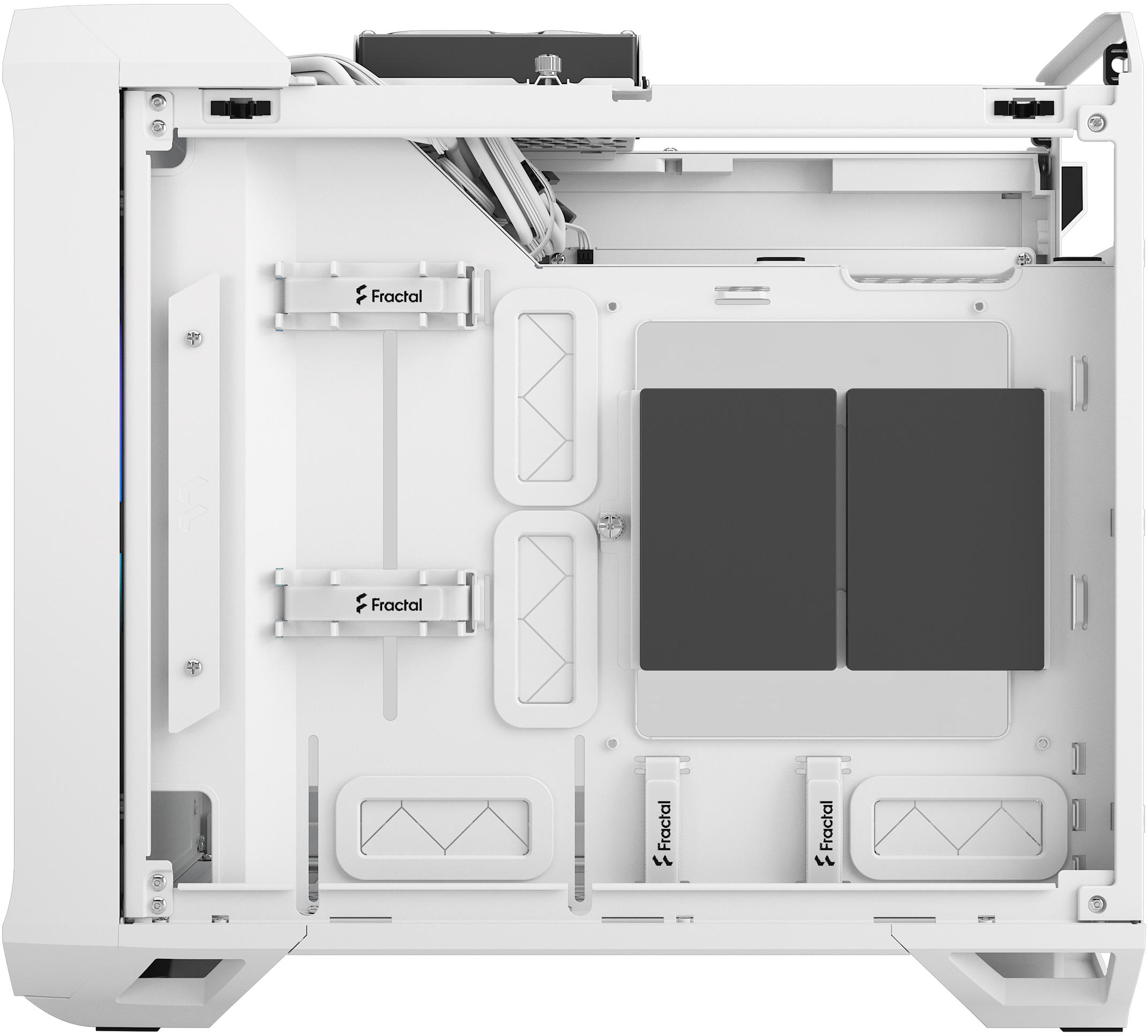 Fractal Design - Torre Mini-ITX Fractal Design Torrent Nano RGB White TG Clear Tint