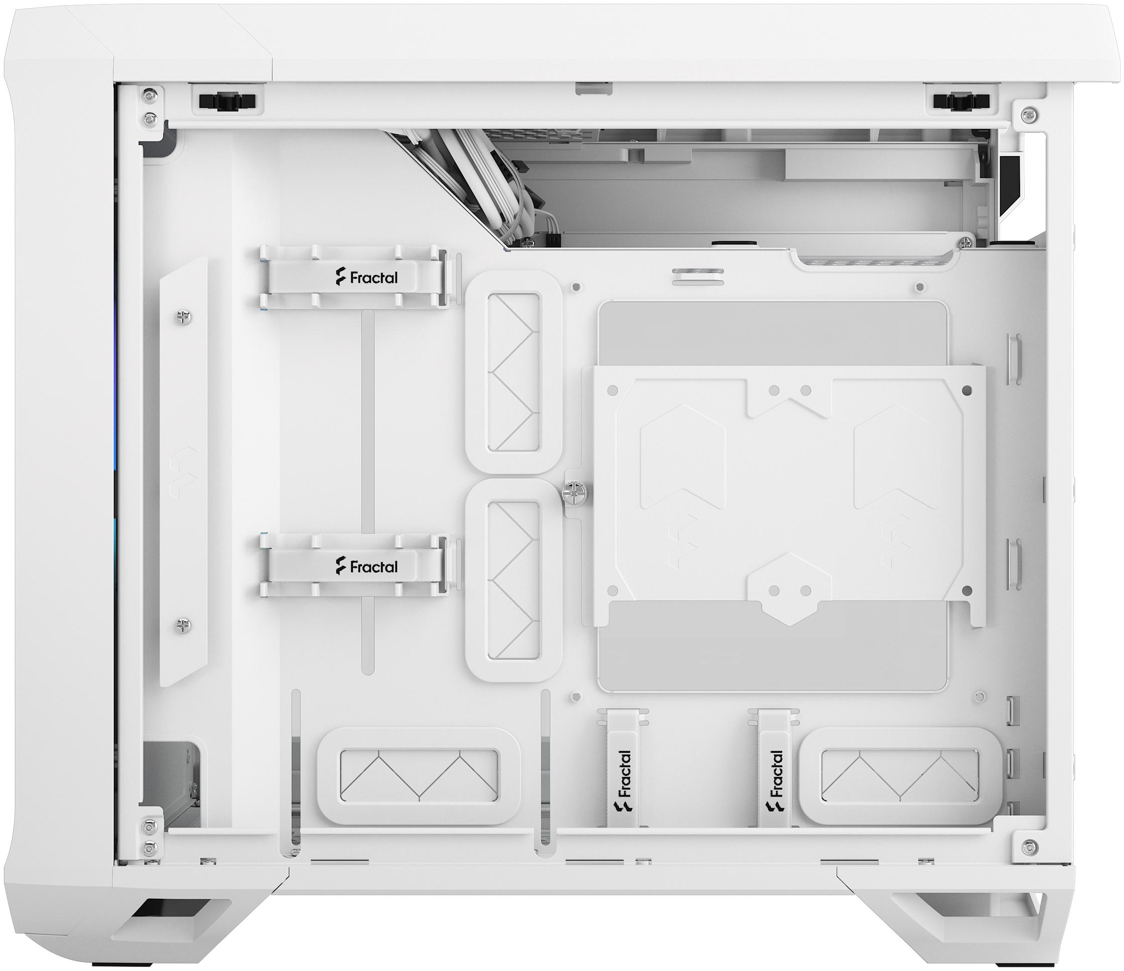 Fractal Design - Torre Mini-ITX Fractal Design Torrent Nano RGB White TG Clear Tint