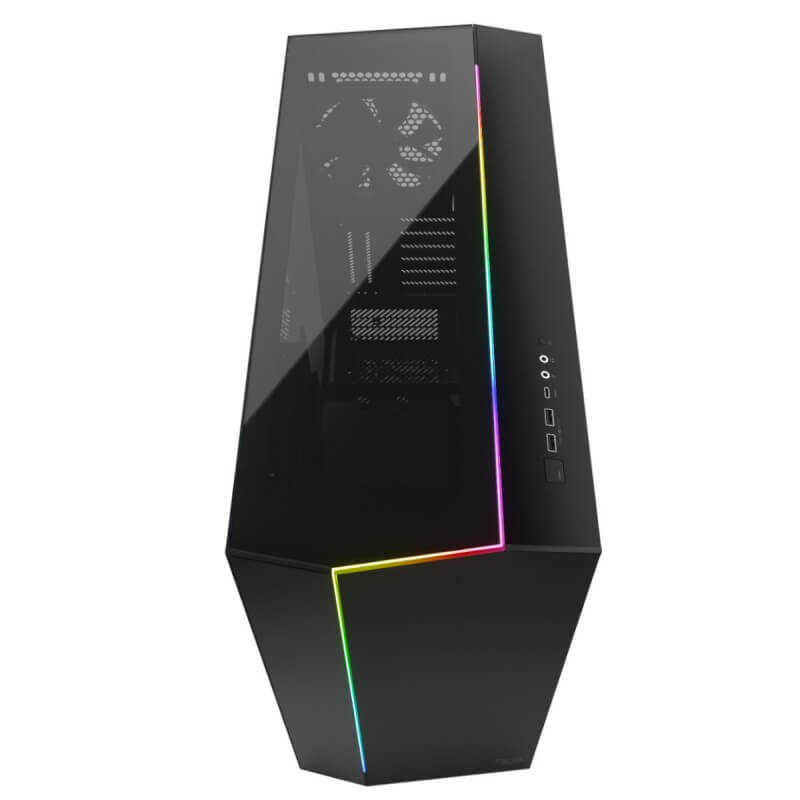 Fractal Design - Torre E-ATX Fractal Design Vector RS Negro Templado RGB Black