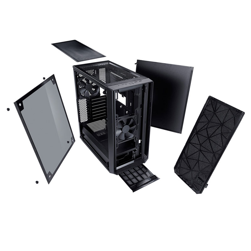 Fractal Design - Torre ATX Fractal Design Meshify C Blackout TG Light Tint