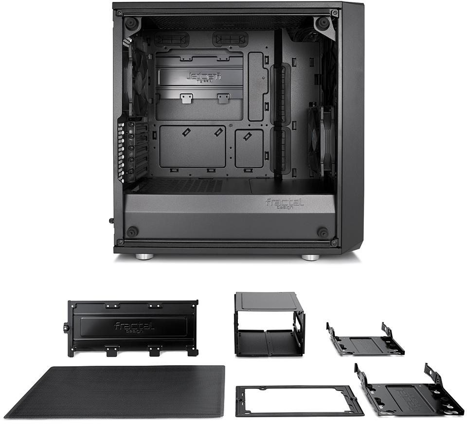 Fractal Design - Torre Micro-ATX Fractal Design Meshify Mini C Black TG