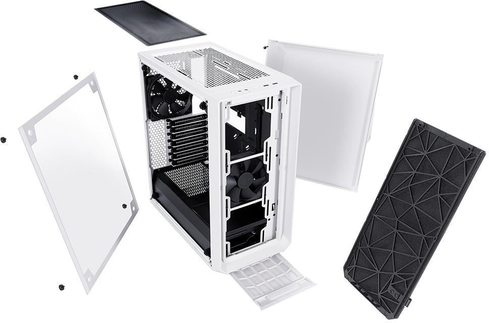 Fractal Design - Torre ATX Fractal Design Meshify C White Tempered Glass