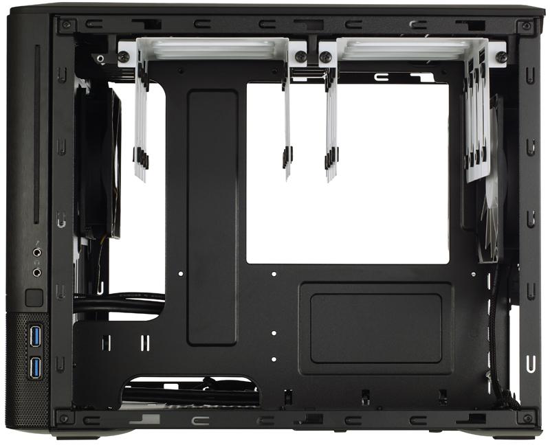 Fractal Design - Torre Micro-ATX Fractal Design Node 804 black