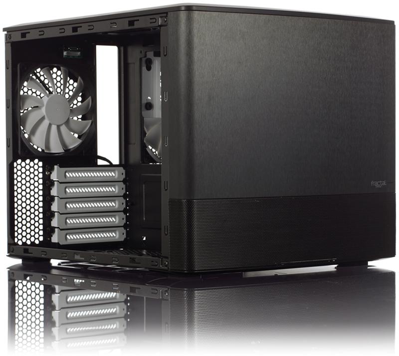 Fractal Design - Torre Micro-ATX Fractal Design Node 804 black