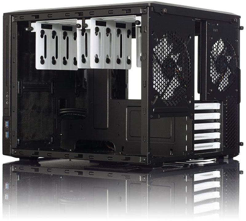 Fractal Design - Torre Micro-ATX Fractal Design Node 804 black