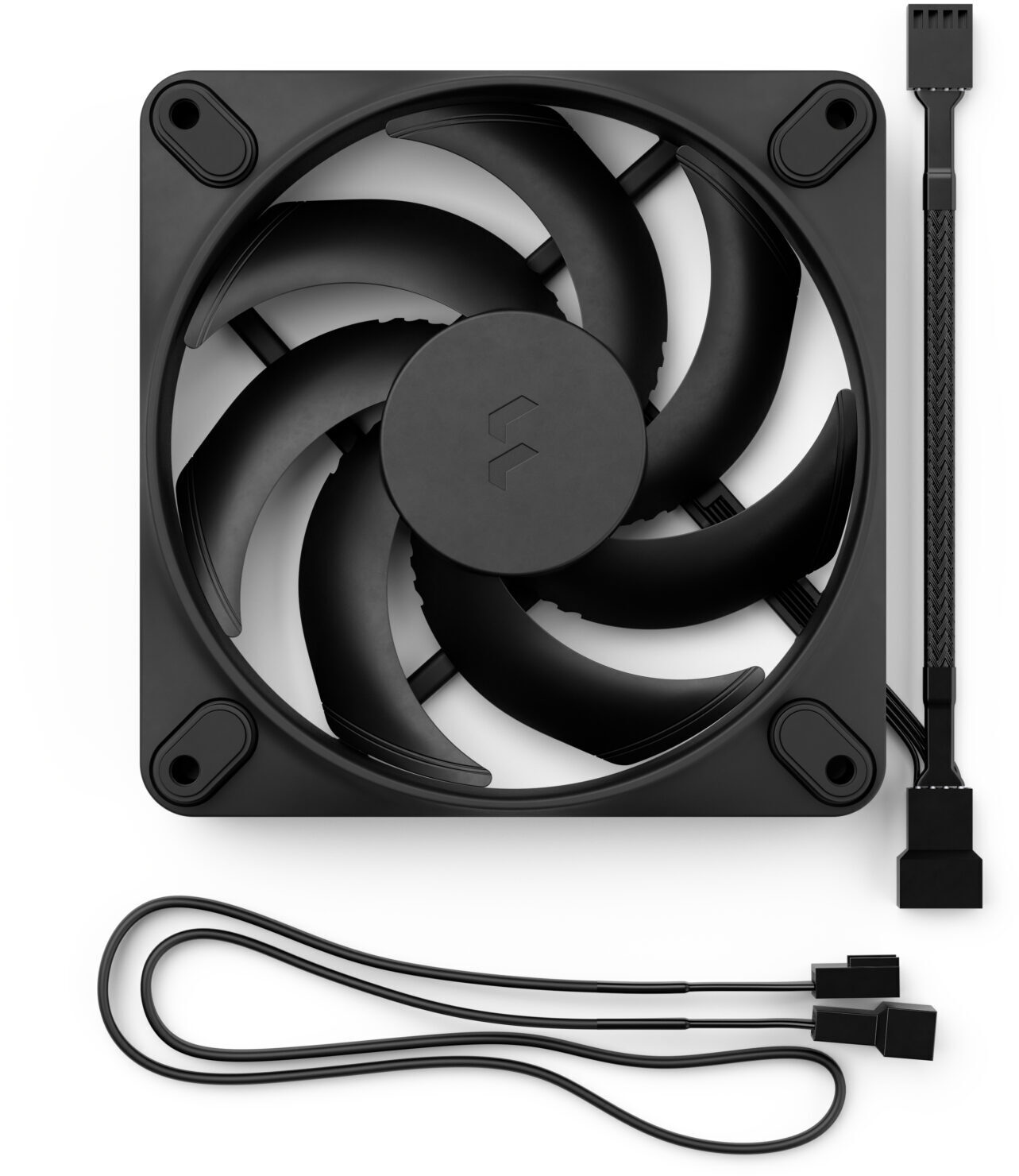 Fractal Design - Ventilador Fractal Design Momentum 12 120mm 2200RPM 4 Pinos PWM Negro