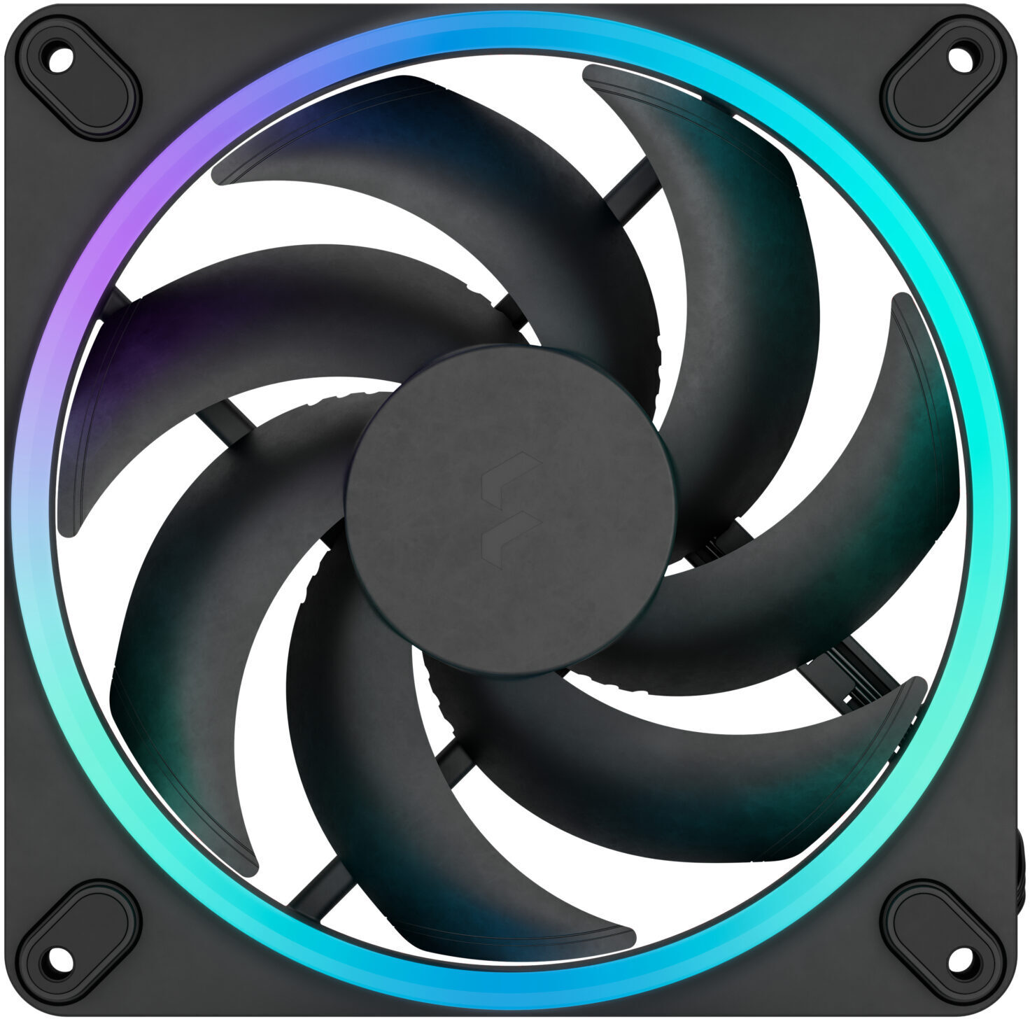 Fractal Design - Ventilador Fractal Design Momentum 12 120mm 2200RPM 8 Pinos RGB Negro (3 Pack)