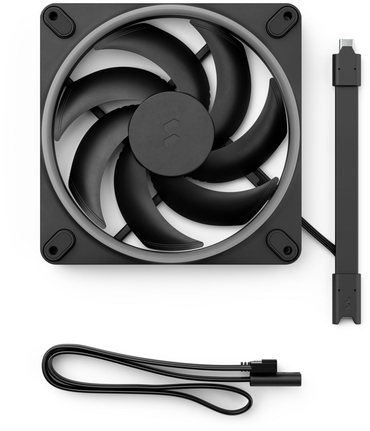 Fractal Design - Ventoinha Fractal Design Momentum 14 140mm 1800RPM 8 Pinos RGB Negro