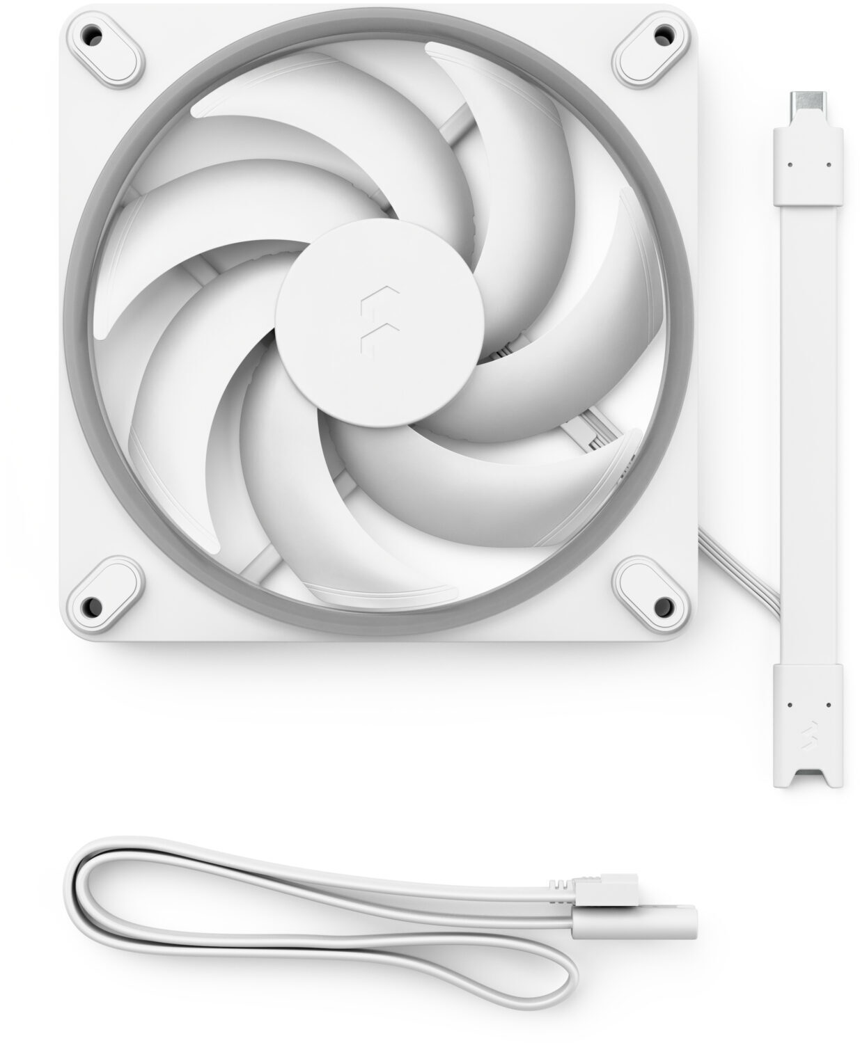 Fractal Design - Ventoinha Fractal Design Momentum 14 140mm 1800RPM 8 Pinos RGB Blanco