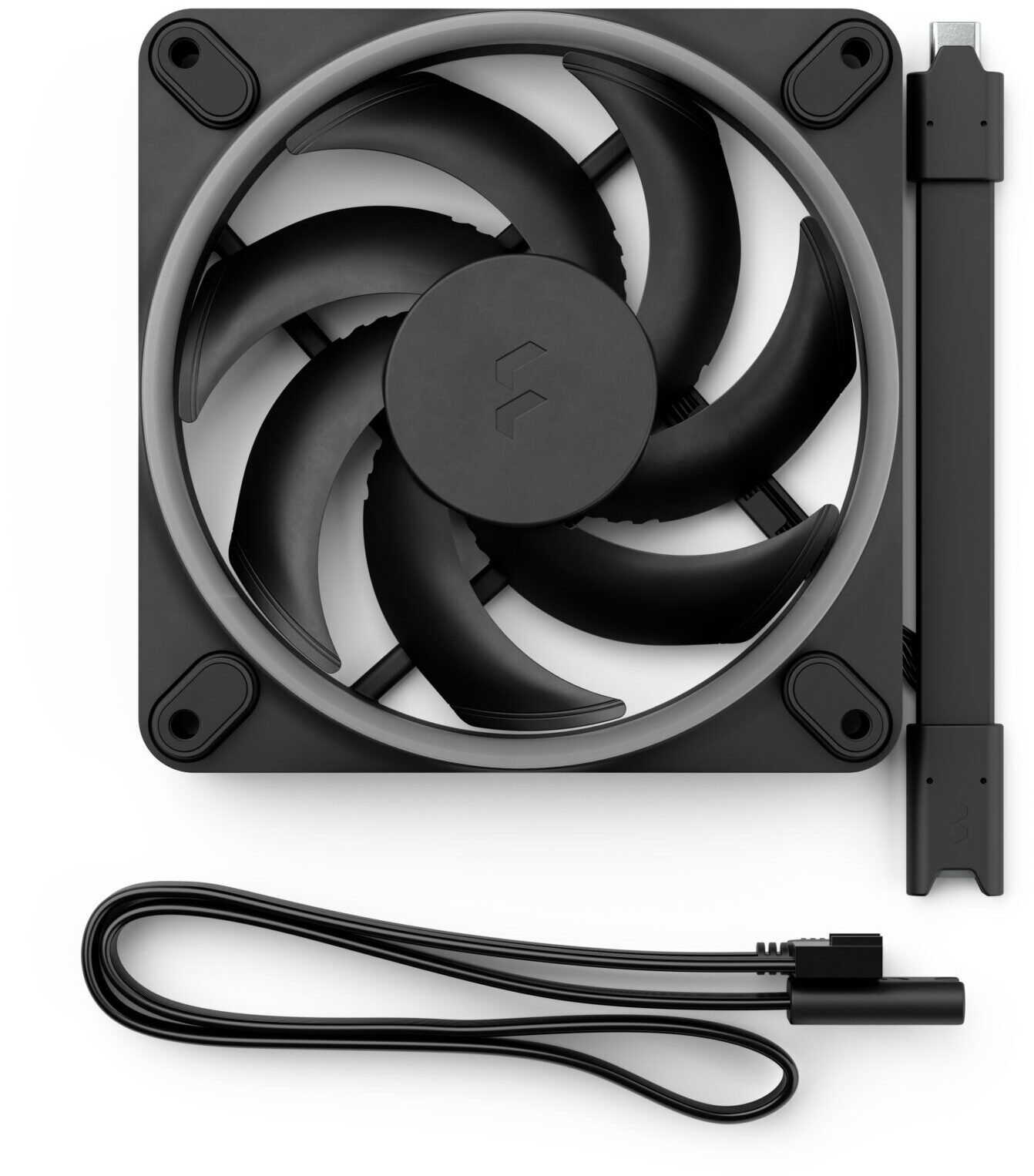 Fractal Design - Ventilador Fractal Design Momentum 14 140mm 1800RPM 8 Pinos RGB Negro (3 Pack)