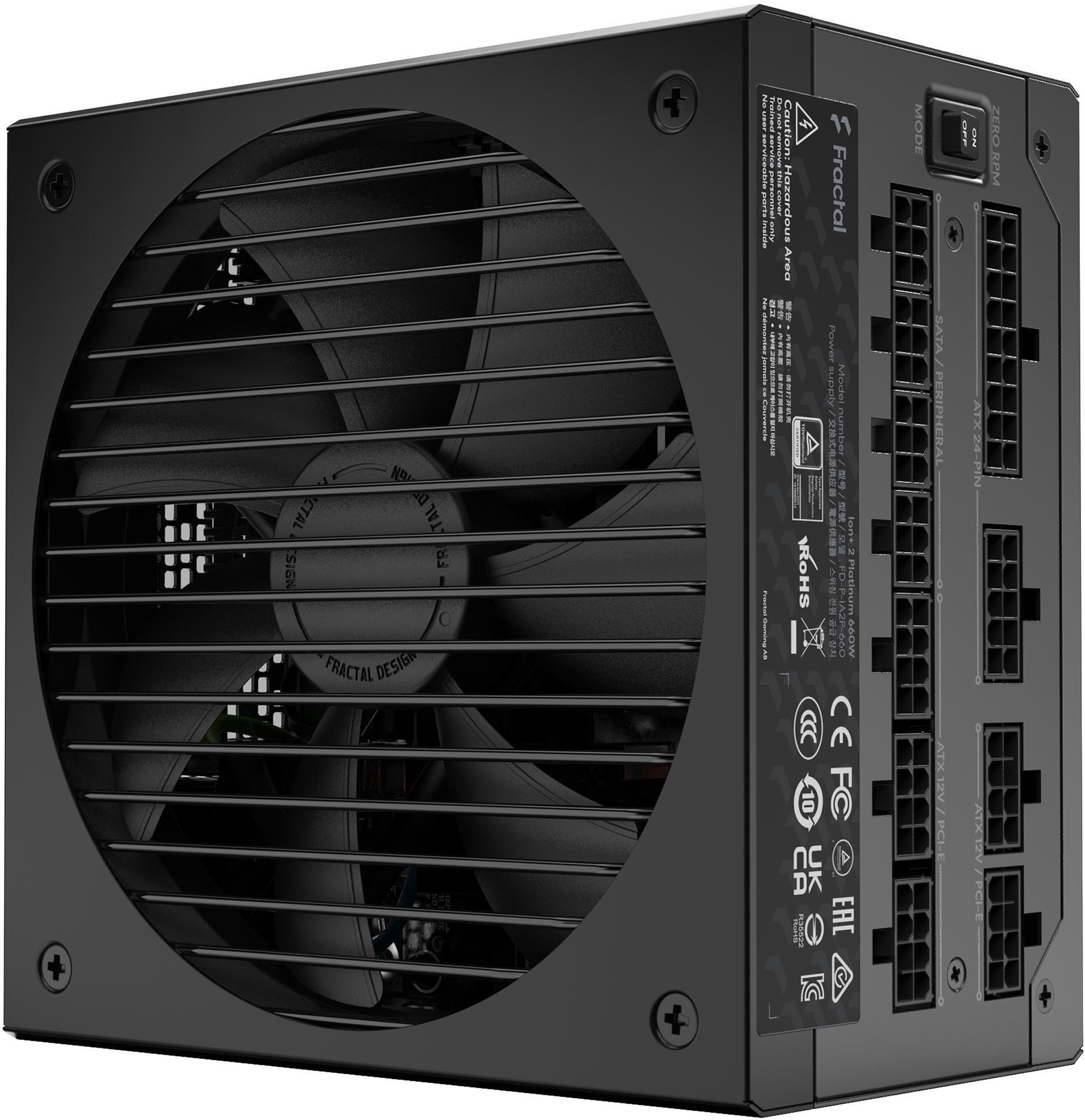 Fractal Design - Fuente Alimentación Fractal Design Ion+ 2 660W 80+ Platinum Full Modular