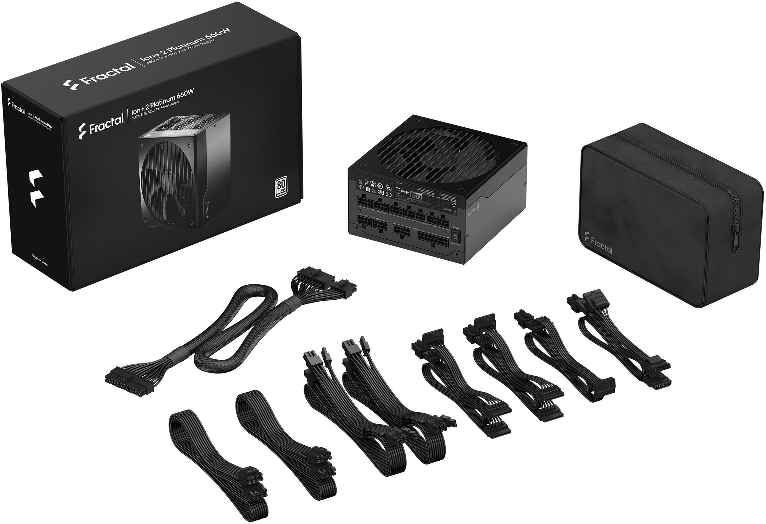 Fractal Design - Fuente Alimentación Fractal Design Ion+ 2 660W 80+ Platinum Full Modular