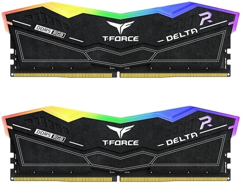 Team Group Kit 32GB (2 x 16GB) DDR5 6000MHz Delta RGB Negro CL28