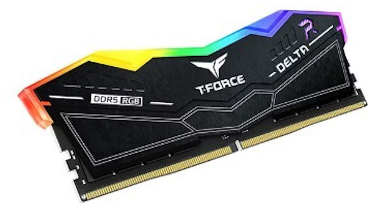 Team Group - Team Group Kit 32GB (2 x 16GB) DDR5 6000MHz Delta RGB Negro CL38 V2