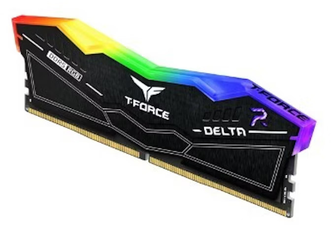 Team Group - Team Group Kit 32GB (2 x 16GB) DDR5 6000MHz Delta RGB Negro CL38 V2