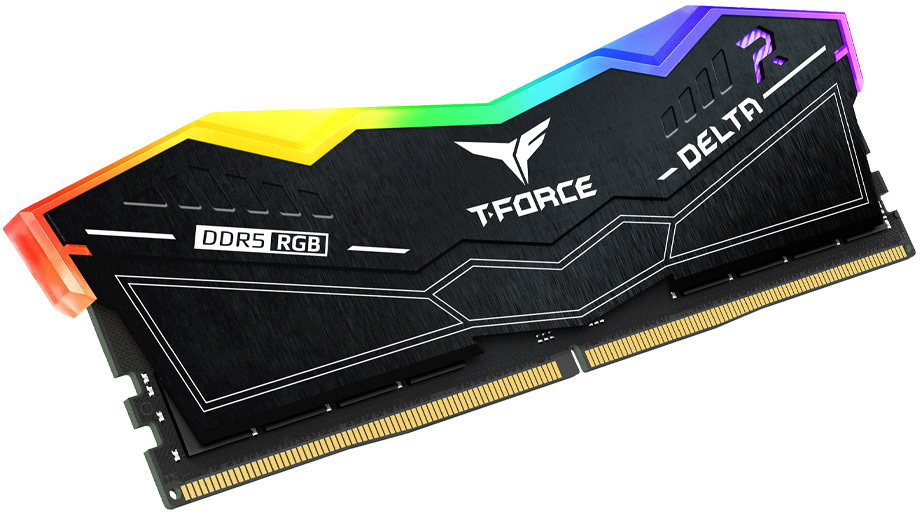 Team Group - Team Group Kit 32GB (2 x 16GB) DDR5 6400MHz Delta RGB Negro CL32