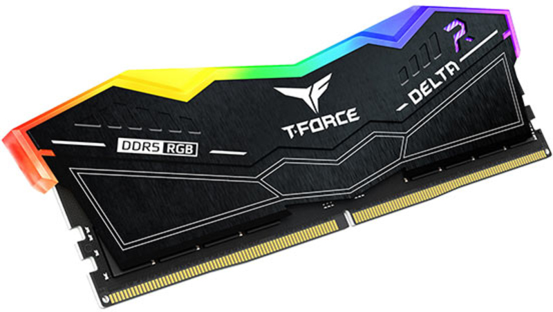 Team Group - Team Group Kit 32GB (2 x 16GB) DDR5 6400MHz Delta RGB Negro CL40