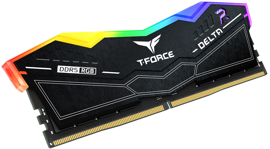 Team Group - Team Group Kit 64GB (2 x 32GB) DDR5 6000MHz Delta RGB Negro CL30
