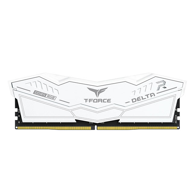 Team Group - Team Group Kit 32GB (2 x 16GB) DDR5 5200MHz Delta RGB Blanco CL40