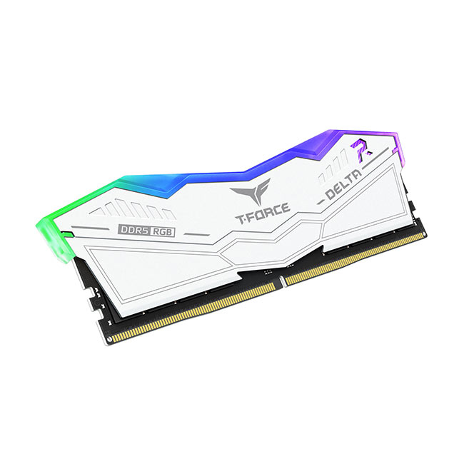 Team Group - Team Group Kit 32GB (2 x 16GB) DDR5 5600MHz Delta RGB Blanco CL36