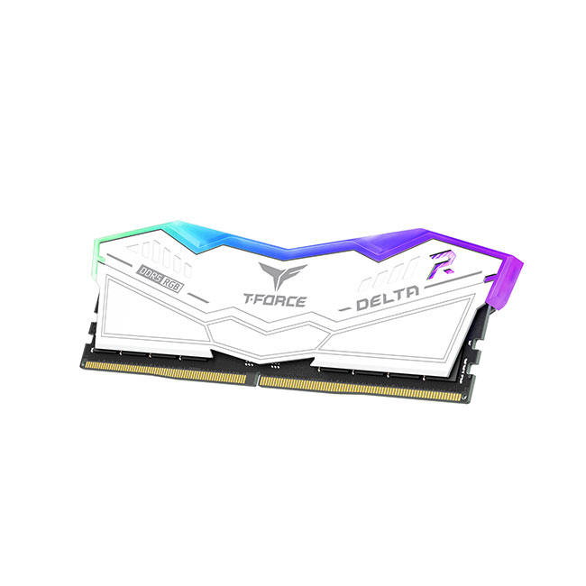 Team Group - Team Group Kit 32GB (2 x 16GB) DDR5 5600MHz Delta RGB Blanco CL36