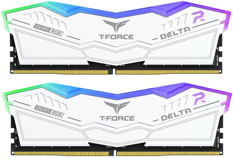 Team Group Kit 32GB (2 x 16GB) DDR5 6200MHz Delta RGB Blanco CL38